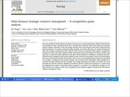 ترجمه فارسی Palm biomass strategic resource managment e A competitive game analysis