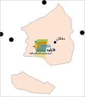 شیپ فایل نقطه ای شهرهای شهرستان دهاقان واقع در استان اصفهان