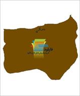 شیپ فایل نقطه ای شهرهای شهرستان بندر گز واقع در استان گلستان
